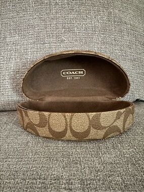 Coach Signature “C” Clam Shell Hard Sunglasses Case